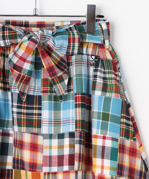 VAN / ヴァン ロング・マキシ丈スカート | パッチワークマドラス スカート ＜VAN×Shower CLUB＞ ＜ウィメンズ＞ | 詳細2