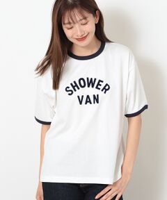 リンガーTシャツ ＜VAN×Shower CLUB＞ ＜ウィメンズ＞