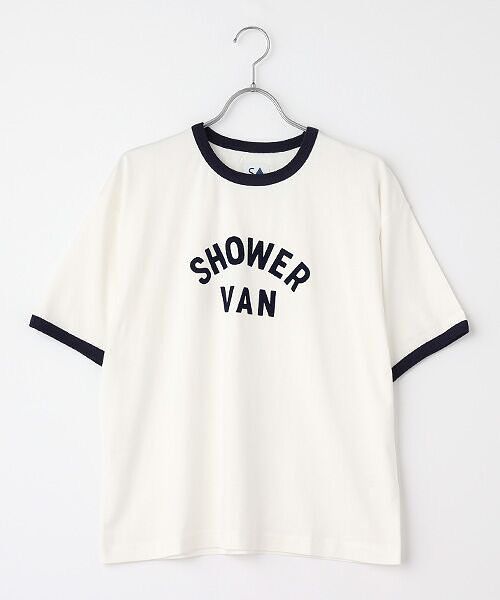 VAN / ヴァン Tシャツ | リンガーTシャツ ＜VAN×Shower CLUB＞ ＜ウィメンズ＞ | 詳細6
