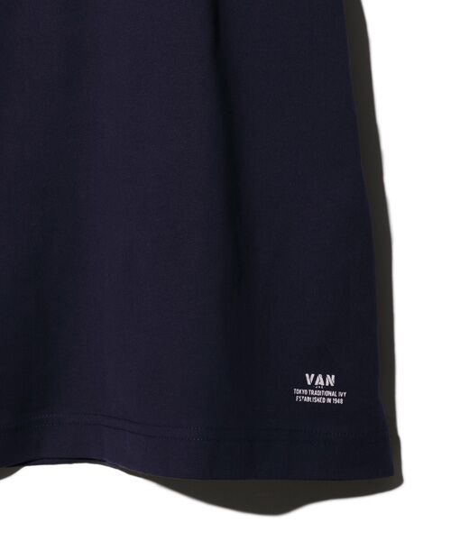 VAN / ヴァン Tシャツ | ワンポイント刺繍Tシャツ | 詳細5