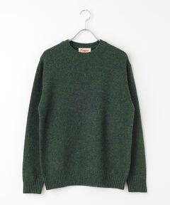 VAN / ヴァン ニット・セーター | エルボーパッチシェットランドセーター