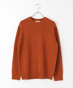 VAN / ヴァン ニット・セーター | エルボーパッチシェットランドセーター