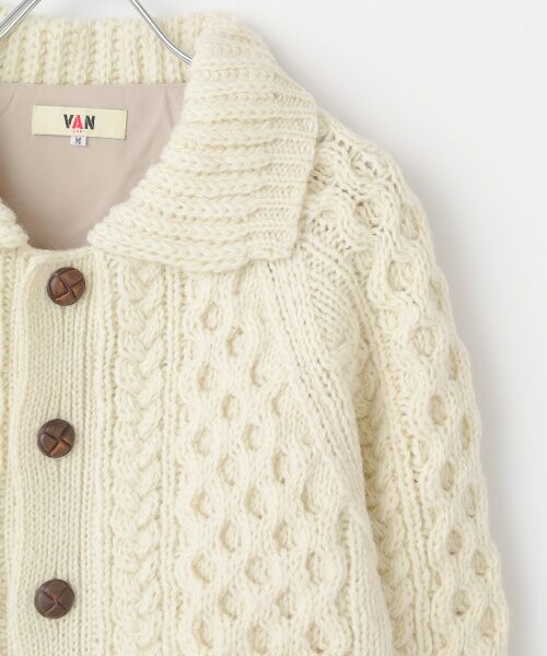 VAN / ヴァン カーディガン・ボレロ | フィッシャーマンカーディガン | 詳細2