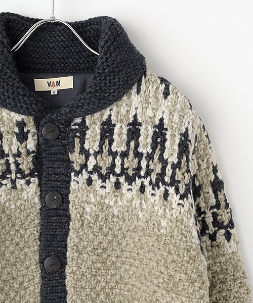 VAN / ヴァン カーディガン・ボレロ | カウチンニットカーディガン＜ノルディック＞ | 詳細2