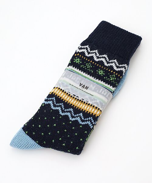 VAN / ヴァン ソックス | ソックス＜フェアアイル＞ | 詳細4