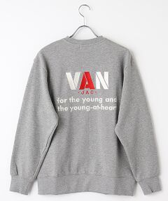 VAN / ヴァン スウェット | トレーナー＜バックロゴ刺繍＞