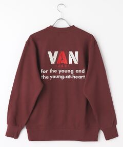 VAN / ヴァン スウェット | トレーナー＜バックロゴ刺繍＞
