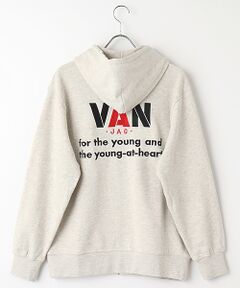 VAN / ヴァン パーカー | フルジップパーカー＜バックロゴ刺繍＞