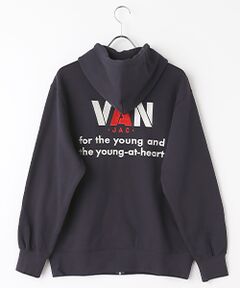 VAN / ヴァン パーカー | フルジップパーカー＜バックロゴ刺繍＞