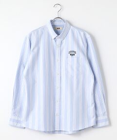 VAN / ヴァン シャツ・ブラウス | ショートBDシャツ＜トリプルストライプ＞