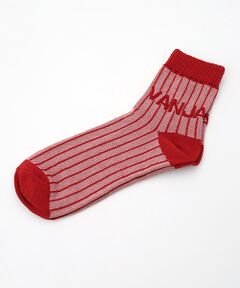 VAN / ヴァン ソックス | ハイカットソックス＜リブストライプ＞