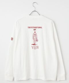 VAN / ヴァン カットソー | ロングスリーブTシャツ＜レーサーグラフィック＞