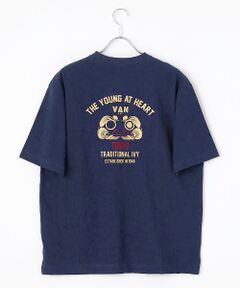 VAN / ヴァン Tシャツ | プリント刺繍Tシャツ＜だるま＞＜スラブ天竺＞