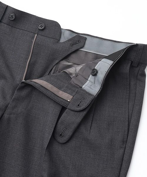 VAN / ヴァン スラックス・ドレスパンツ | ウォッシャブルスラックス<ツータック><ウエストイージー> | 詳細6