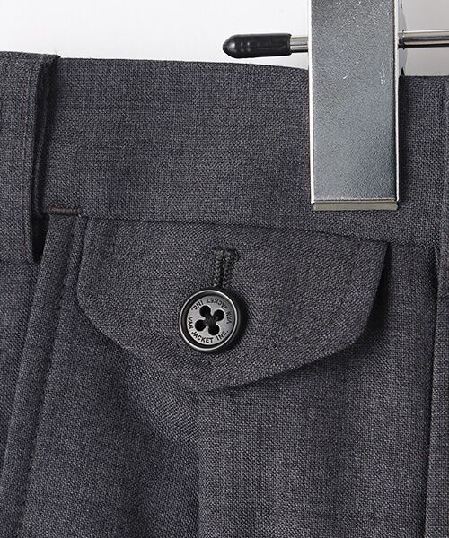 VAN / ヴァン スラックス・ドレスパンツ | ウォッシャブルスラックス<ツータック><ウエストイージー> | 詳細7