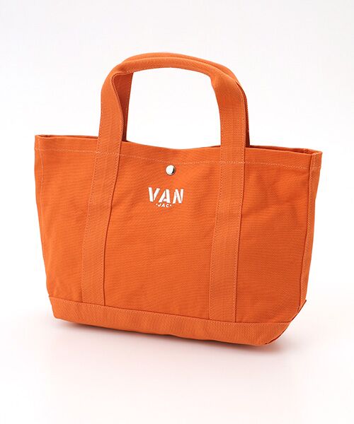 VAN/ヴァン トートバッグ<VANロゴ><ミニ> オレンジ - VAN/ヴァン トートバッグ<VANロゴ><ミニ> オレンジ -