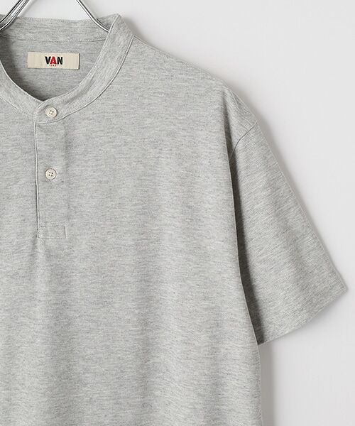 VAN / ヴァン Tシャツ | ヘンリーＴシャツ＜鹿の子＞ | 詳細5