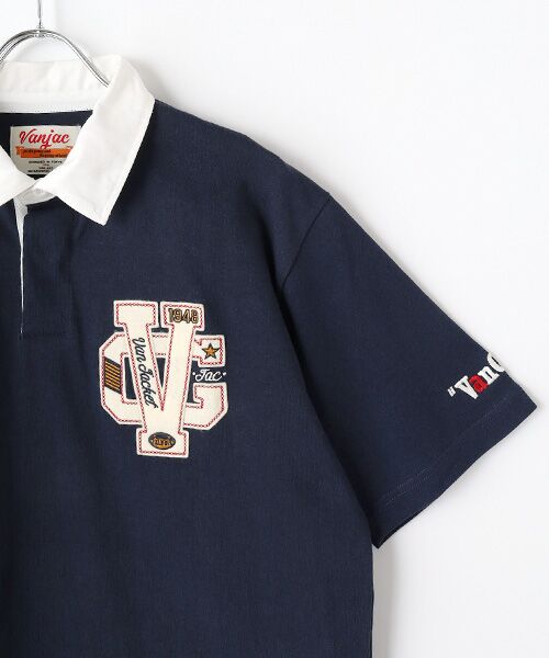 VAN / ヴァン カットソー | ラガーシャツ＜ヴァンガーズ＞ | 詳細2