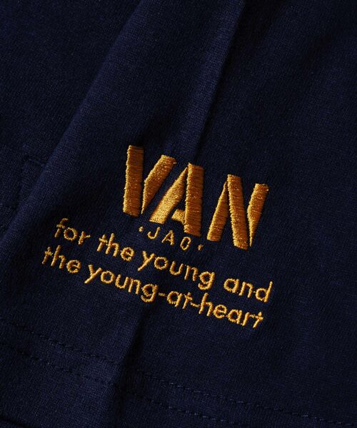 VAN / ヴァン Tシャツ | Tシャツ〈ロゴ刺繍〉 | 詳細5