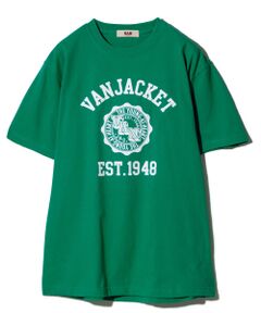 VAN / ヴァン Tシャツ | Tシャツ〈カレッジフロッキープリント〉