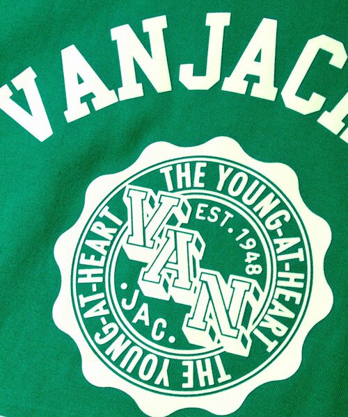 VAN / ヴァン Tシャツ | Tシャツ〈カレッジフロッキープリント〉 | 詳細4