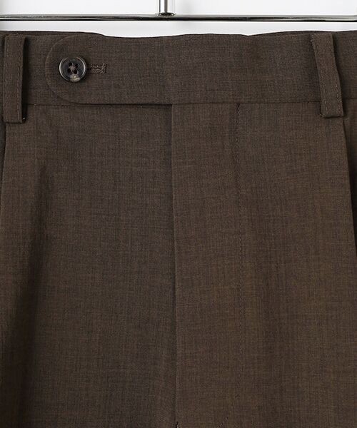 VAN / ヴァン スラックス・ドレスパンツ | ツータックスラックス<リネンライク><セットアップ> | 詳細7