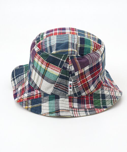 VAN / ヴァン ハット | リバーシブルハット＜パッチワークマドラス＞ | 詳細1