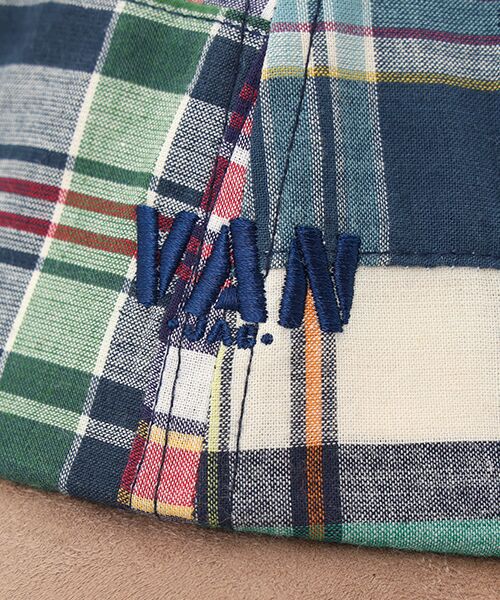 VAN / ヴァン キャップ | キャップ＜パッチワークマドラス＞ | 詳細4