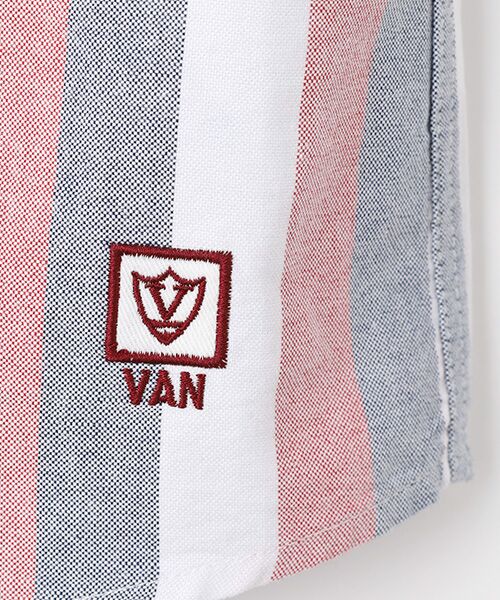 VAN / ヴァン シャツ・ブラウス | ショートBDシャツ＜ボールドストライプ＞ | 詳細5