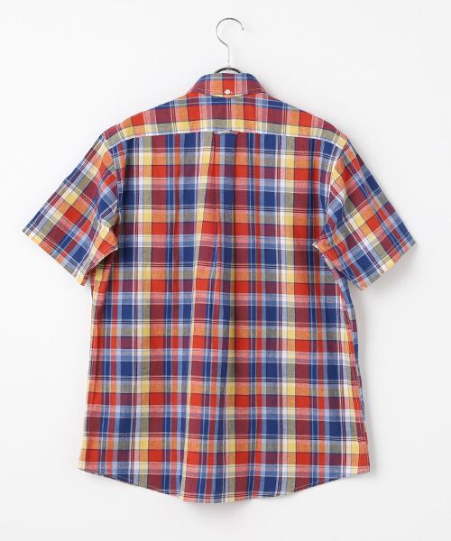 VAN / ヴァン シャツ・ブラウス | BDシャツ<マドラスチェック><綿麻> | 詳細1