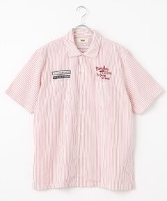 VAN / ヴァン シャツ・ブラウス | オープンカラーシャツ＜ストライプ＞＜リラックスフィット＞