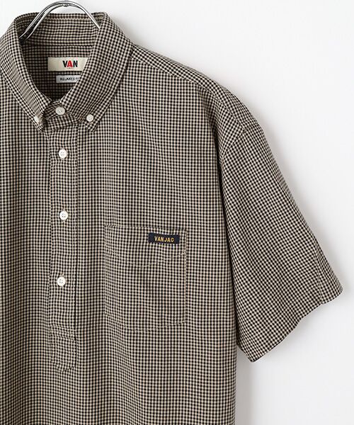 VAN / ヴァン シャツ・ブラウス | プルオーバーシャツ＜ミニギンガム＞＜リラックスフィット＞ | 詳細2