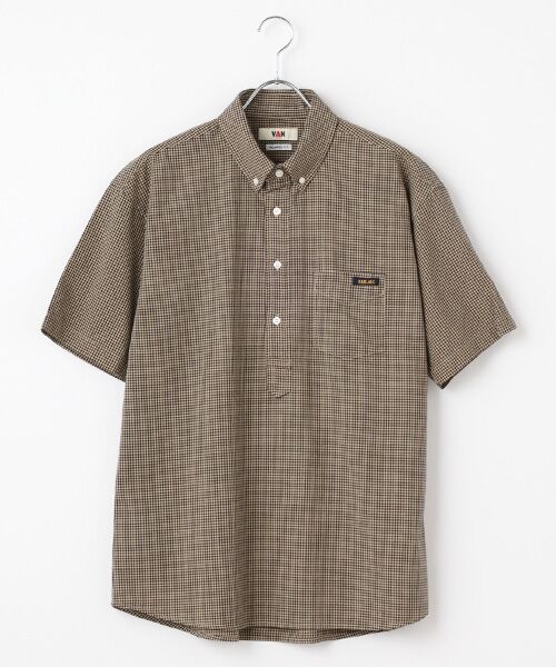 VAN/ヴァン プルオーバーシャツ<ミニギンガム><リラックスフィット> ミニギンガム M VAN/ヴァン プルオーバーシャツ<ミニギンガム><リラックスフィット> ミニギンガム M
