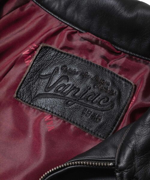 VAN / ヴァン レザーブルゾン・ジャケット | オールレザースウィングトップ<ヴィンテージ加工> | 詳細5