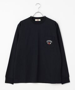 VAN / ヴァン Tシャツ | ロングスリーブTシャツ＜ワンポイントアーチロゴ刺繍＞