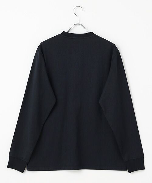 VAN / ヴァン Tシャツ | ロングスリーブTシャツ＜ワンポイントアーチロゴ刺繍＞ | 詳細2