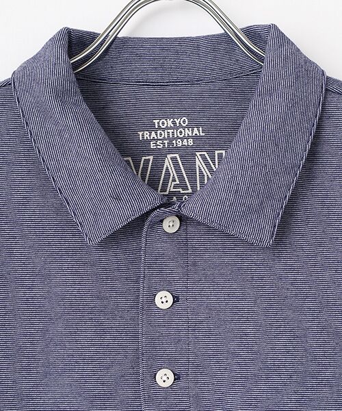 VAN / ヴァン Tシャツ | ポロシャツ＜ミジンボーダー＞ | 詳細4