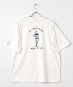 VAN / ヴァン Tシャツ | プリント刺繍Tシャツ＜フィッシャーマン＞
