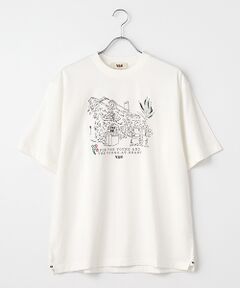 VAN / ヴァン Tシャツ | プリント刺繍Tシャツ＜ガーデン＞