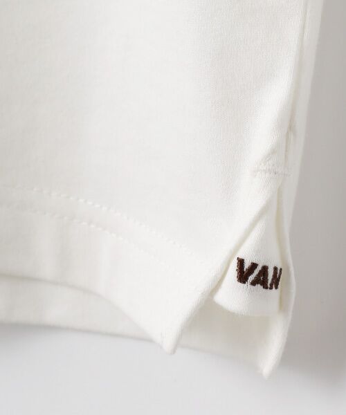 VAN / ヴァン Tシャツ | プリント刺繍Tシャツ＜ガーデン＞ | 詳細4
