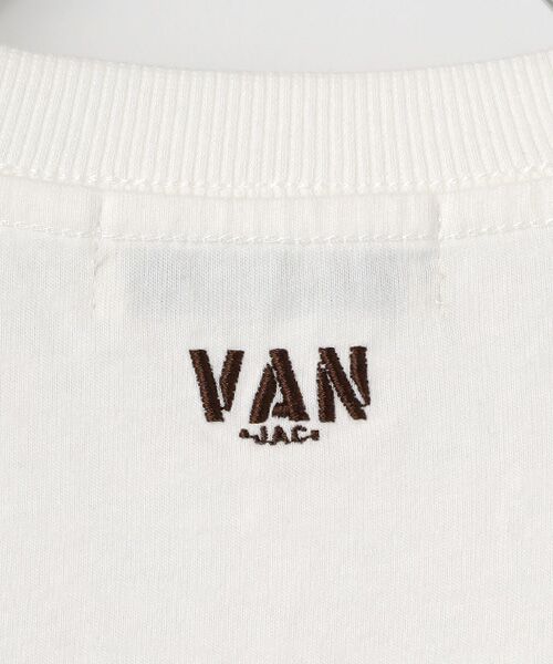 VAN / ヴァン Tシャツ | プリント刺繍Tシャツ＜ガーデン＞ | 詳細5