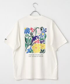 VAN / ヴァン Tシャツ | プリント刺繍Tシャツ＜フラワー＞
