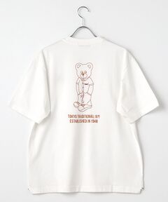 VAN / ヴァン Tシャツ | プリント刺繍Tシャツ＜ベアプリント＞