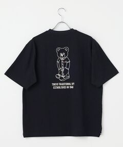 VAN / ヴァン Tシャツ | プリント刺繍Tシャツ＜ベアプリント＞