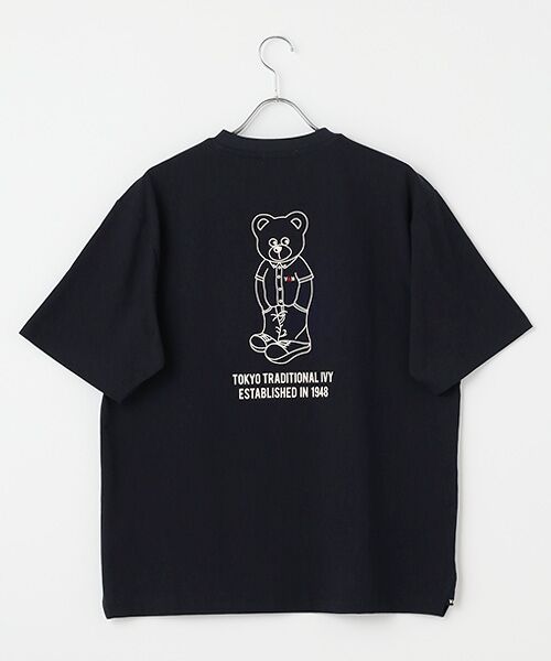 セール】 プリント刺繍Tシャツ＜ベアプリント＞ （Tシャツ