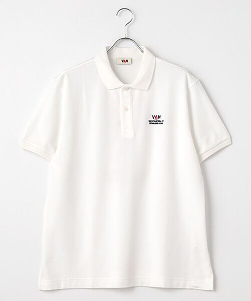 VAN / ヴァン ポロシャツ | ポロシャツ＜ベアプリント＞＜鹿の子＞ | 詳細1