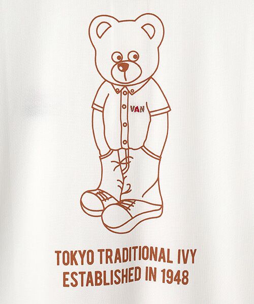 VAN / ヴァン ポロシャツ | ポロシャツ＜ベアプリント＞＜鹿の子＞ | 詳細3