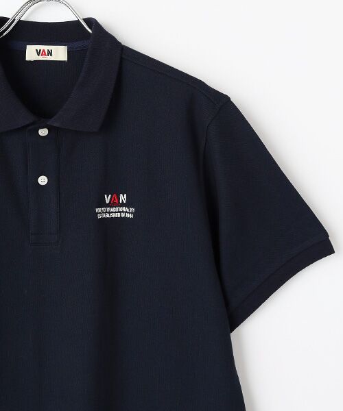 VAN / ヴァン ポロシャツ | ポロシャツ＜ベアプリント＞＜鹿の子＞ | 詳細5