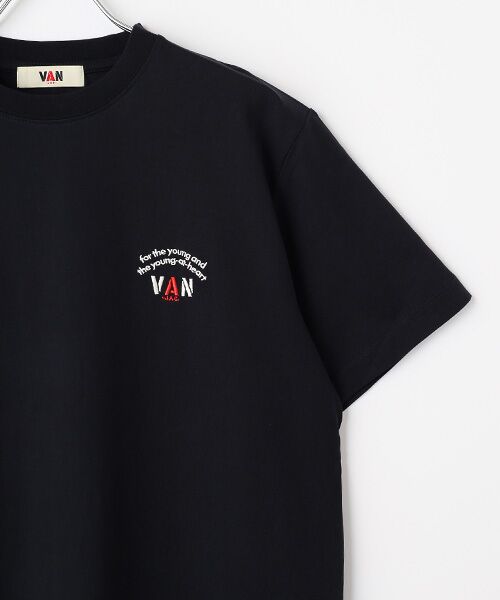 VAN / ヴァン Tシャツ | Ｔシャツ＜ワンポイントアーチロゴ刺繍＞ | 詳細3