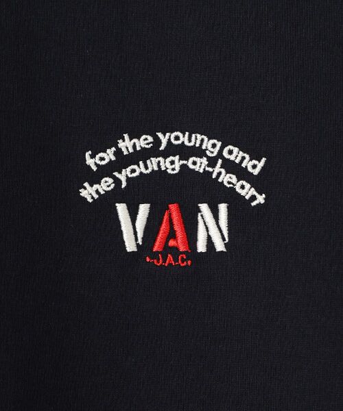 VAN / ヴァン Tシャツ | Ｔシャツ＜ワンポイントアーチロゴ刺繍＞ | 詳細5